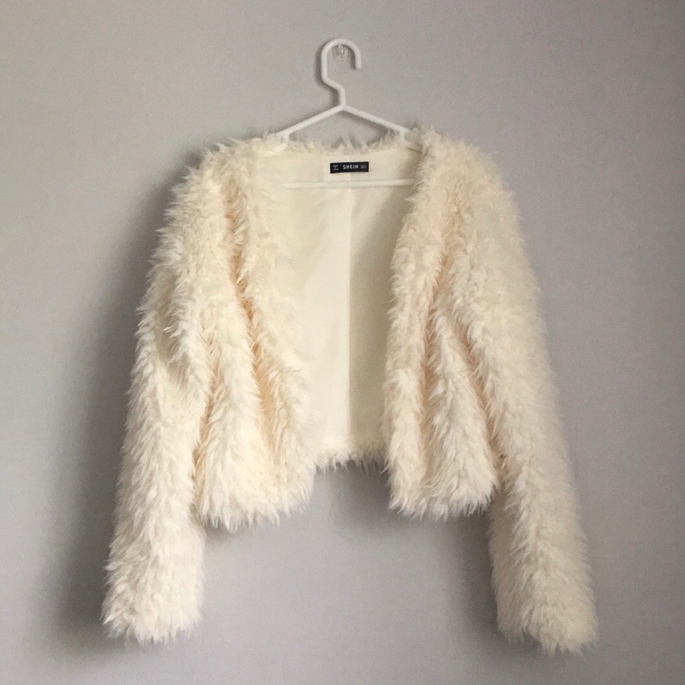 Faux fur coat